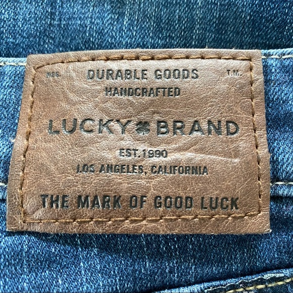 Lucky Brand High Waist Hayden Crop Blue Jeans Size 6/28 with MEASUREMENTS! - Picture 4 of 13